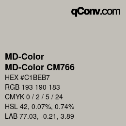 Farbcode: MD-Color - MD-Color CM766 | qconv.com