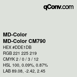 Color code: MD-Color - MD-Color CM790 | qconv.com