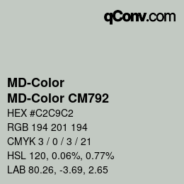 Farbcode: MD-Color - MD-Color CM792 | qconv.com