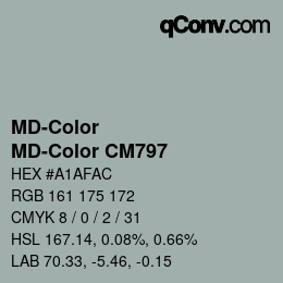 カラーコード: MD-Color - MD-Color CM797 | qconv.com