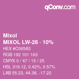 Farbcode: Mixol - MIXOL LW-28 · 10% | qconv.com