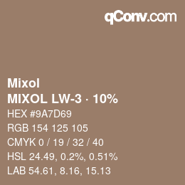 Farbcode: Mixol - MIXOL LW-3 · 10% | qconv.com