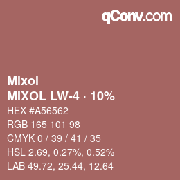 Farbcode: Mixol - MIXOL LW-4 · 10% | qconv.com