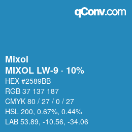 Farbcode: Mixol - MIXOL LW-9 · 10% | qconv.com