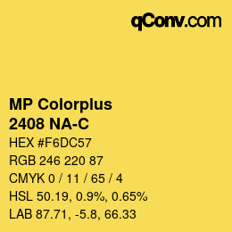 カラーコード: MP Colorplus - 2408 NA-C | qconv.com