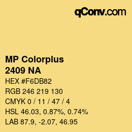 Farbcode: MP Colorplus - 2409 NA | qconv.com