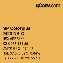 Code couleur: MP Colorplus - 2420 NA-C | qconv.com