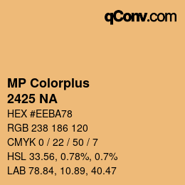 Código de color: MP Colorplus - 2425 NA | qconv.com