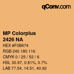 カラーコード: MP Colorplus - 2426 NA | qconv.com