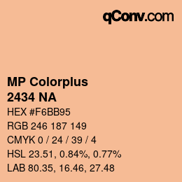 カラーコード: MP Colorplus - 2434 NA | qconv.com