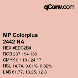 カラーコード: MP Colorplus - 2442 NA | qconv.com