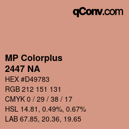 カラーコード: MP Colorplus - 2447 NA | qconv.com