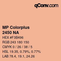 Farbcode: MP Colorplus - 2450 NA | qconv.com