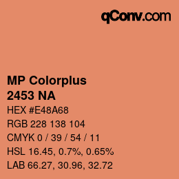 Farbcode: MP Colorplus - 2453 NA | qconv.com