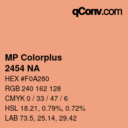 Farbcode: MP Colorplus - 2454 NA | qconv.com
