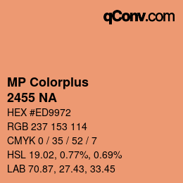 カラーコード: MP Colorplus - 2455 NA | qconv.com