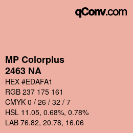 カラーコード: MP Colorplus - 2463 NA | qconv.com