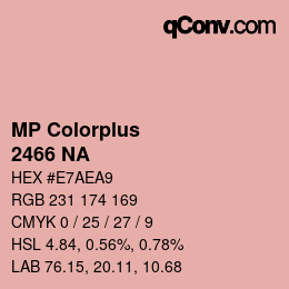 Farbcode: MP Colorplus - 2466 NA | qconv.com