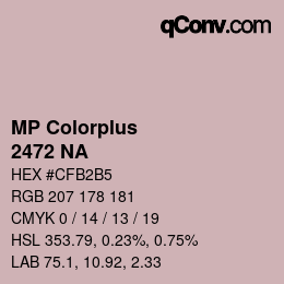 Farbcode: MP Colorplus - 2472 NA | qconv.com