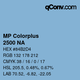 Farbcode: MP Colorplus - 2500 NA | qconv.com