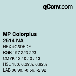 Farbcode: MP Colorplus - 2514 NA | qconv.com