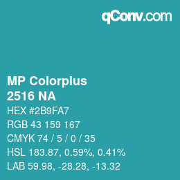 Farbcode: MP Colorplus - 2516 NA | qconv.com