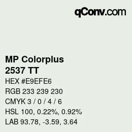 Farbcode: MP Colorplus - 2537 TT | qconv.com