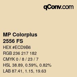 Color code: MP Colorplus - 2556 FS | qconv.com