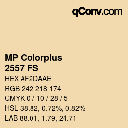 Color code: MP Colorplus - 2557 FS | qconv.com