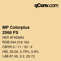 Código de color: MP Colorplus - 2568 FS | qconv.com