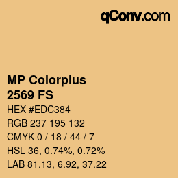 カラーコード: MP Colorplus - 2569 FS | qconv.com