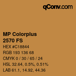 Farbcode: MP Colorplus - 2570 FS | qconv.com