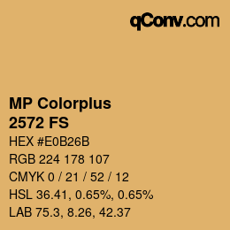 Farbcode: MP Colorplus - 2572 FS | qconv.com