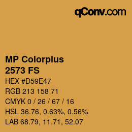 Farbcode: MP Colorplus - 2573 FS | qconv.com