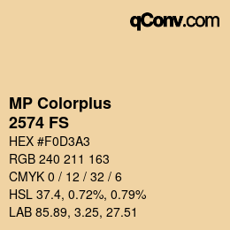 Código de color: MP Colorplus - 2574 FS | qconv.com