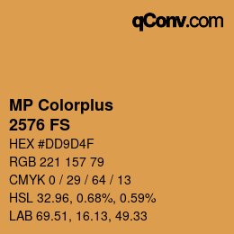 Farbcode: MP Colorplus - 2576 FS | qconv.com