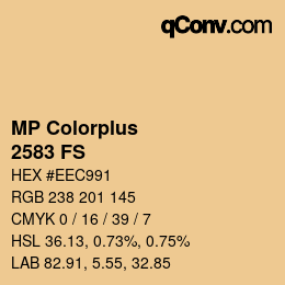 Código de color: MP Colorplus - 2583 FS | qconv.com