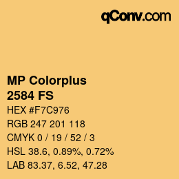 Farbcode: MP Colorplus - 2584 FS | qconv.com