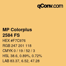 Color code: MP Colorplus - 2584 FS | qconv.com