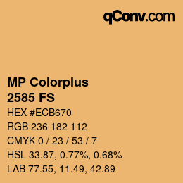 Farbcode: MP Colorplus - 2585 FS | qconv.com