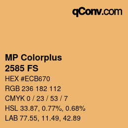 Color code: MP Colorplus - 2585 FS | qconv.com