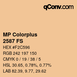 Farbcode: MP Colorplus - 2587 FS | qconv.com