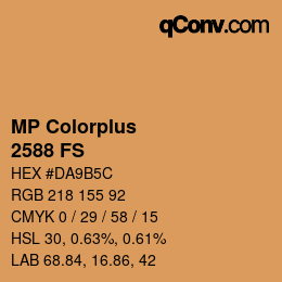 Farbcode: MP Colorplus - 2588 FS | qconv.com