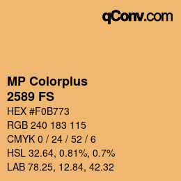 Farbcode: MP Colorplus - 2589 FS | qconv.com