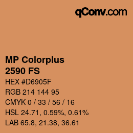 Color code: MP Colorplus - 2590 FS | qconv.com