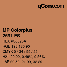 カラーコード: MP Colorplus - 2591 FS | qconv.com