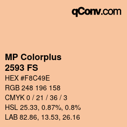 Farbcode: MP Colorplus - 2593 FS | qconv.com