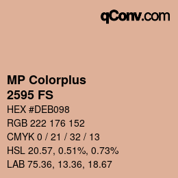 カラーコード: MP Colorplus - 2595 FS | qconv.com