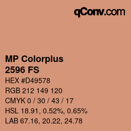 Farbcode: MP Colorplus - 2596 FS | qconv.com