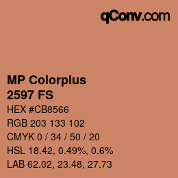 Código de color: MP Colorplus - 2597 FS | qconv.com